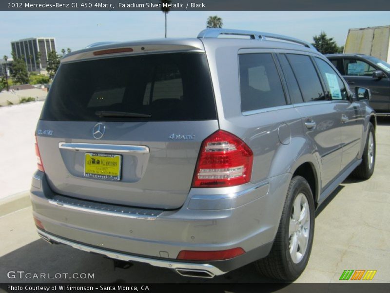 Paladium Silver Metallic / Black 2012 Mercedes-Benz GL 450 4Matic