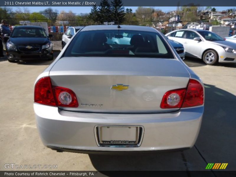Silver Ice Metallic / Ebony 2011 Chevrolet Malibu LT