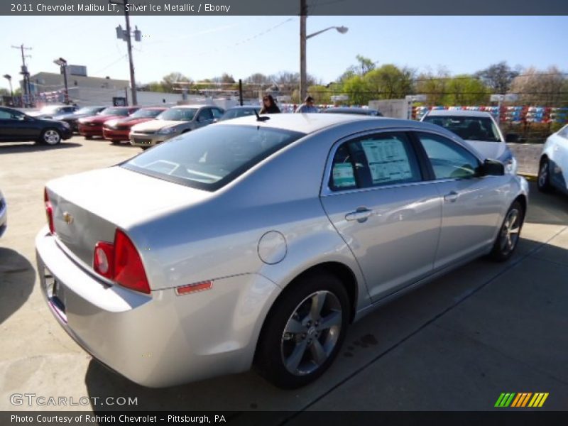 Silver Ice Metallic / Ebony 2011 Chevrolet Malibu LT