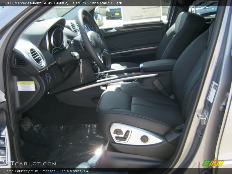 Paladium Silver Metallic / Black 2012 Mercedes-Benz GL 450 4Matic