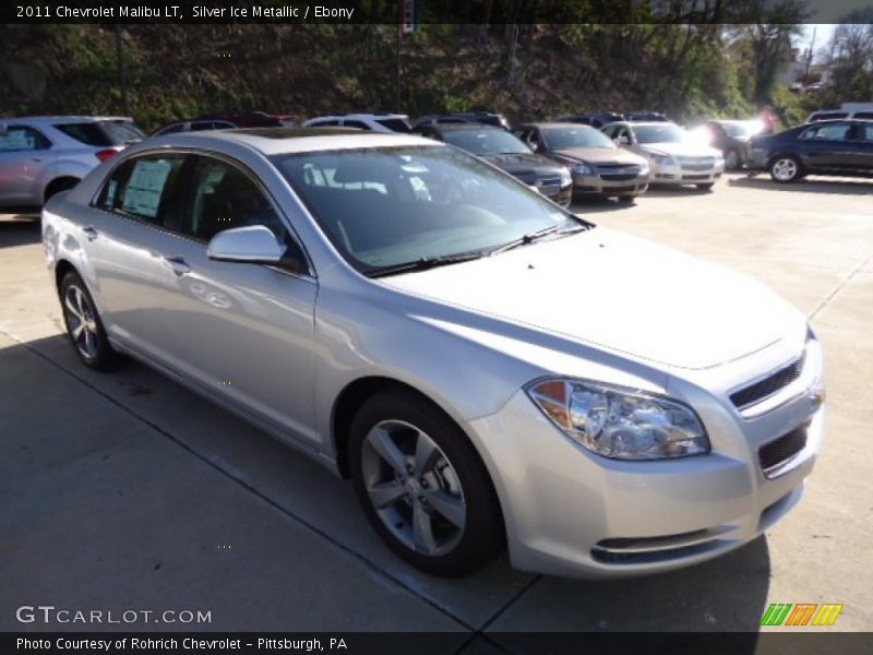 Silver Ice Metallic / Ebony 2011 Chevrolet Malibu LT