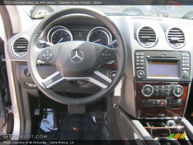 Paladium Silver Metallic / Black 2012 Mercedes-Benz GL 450 4Matic