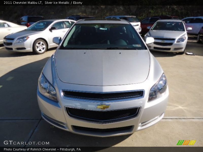 Silver Ice Metallic / Ebony 2011 Chevrolet Malibu LT