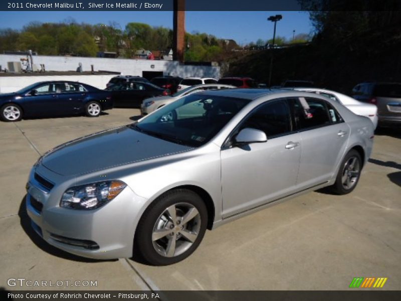 Silver Ice Metallic / Ebony 2011 Chevrolet Malibu LT