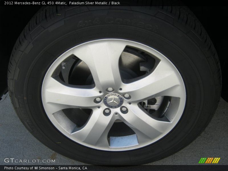 Paladium Silver Metallic / Black 2012 Mercedes-Benz GL 450 4Matic