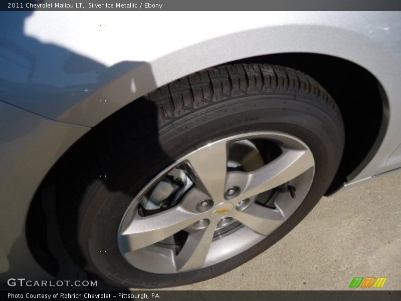 Silver Ice Metallic / Ebony 2011 Chevrolet Malibu LT