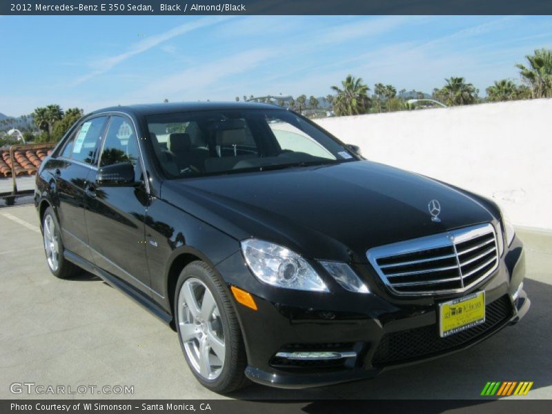 Black / Almond/Black 2012 Mercedes-Benz E 350 Sedan