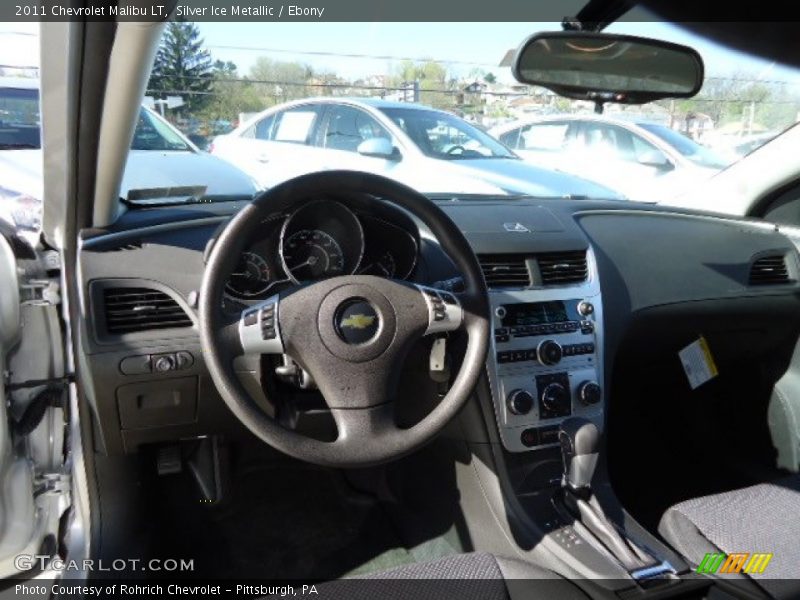 Silver Ice Metallic / Ebony 2011 Chevrolet Malibu LT