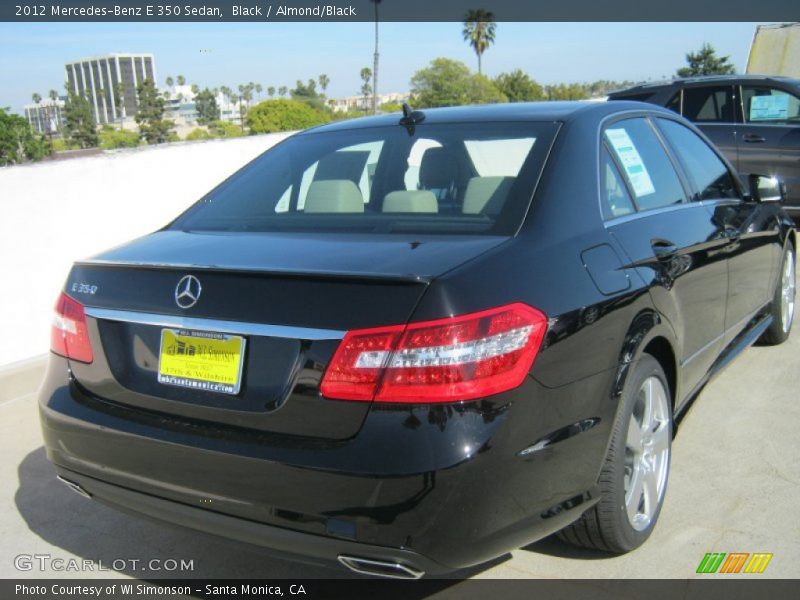 Black / Almond/Black 2012 Mercedes-Benz E 350 Sedan
