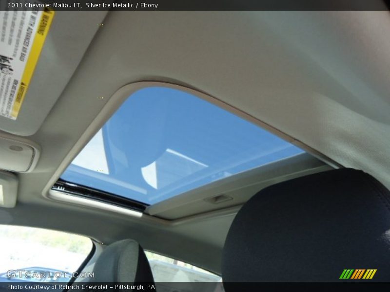 Silver Ice Metallic / Ebony 2011 Chevrolet Malibu LT