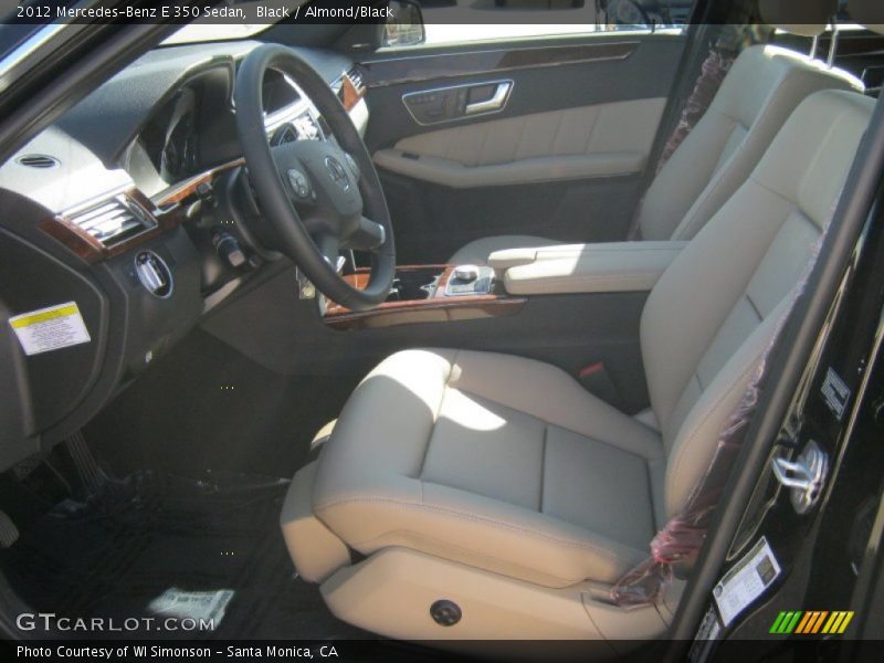 Black / Almond/Black 2012 Mercedes-Benz E 350 Sedan