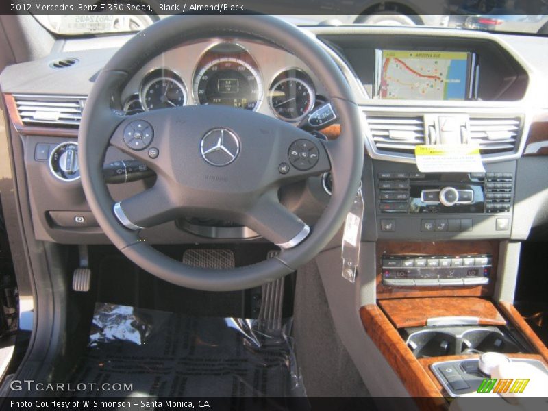 Black / Almond/Black 2012 Mercedes-Benz E 350 Sedan