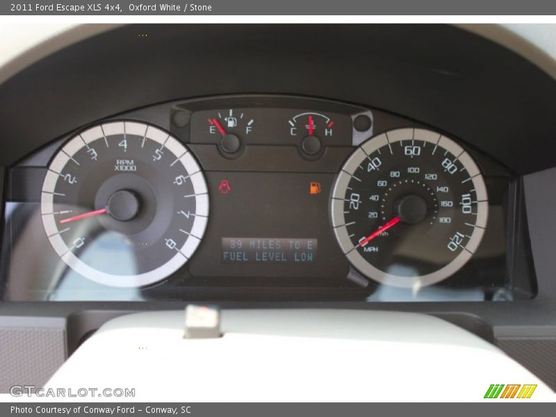 Oxford White / Stone 2011 Ford Escape XLS 4x4