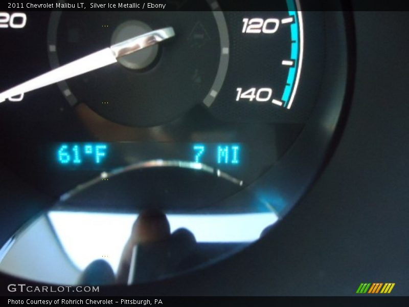 Silver Ice Metallic / Ebony 2011 Chevrolet Malibu LT