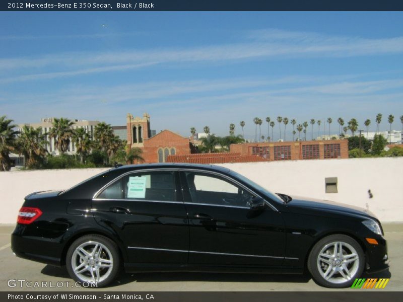Black / Black 2012 Mercedes-Benz E 350 Sedan
