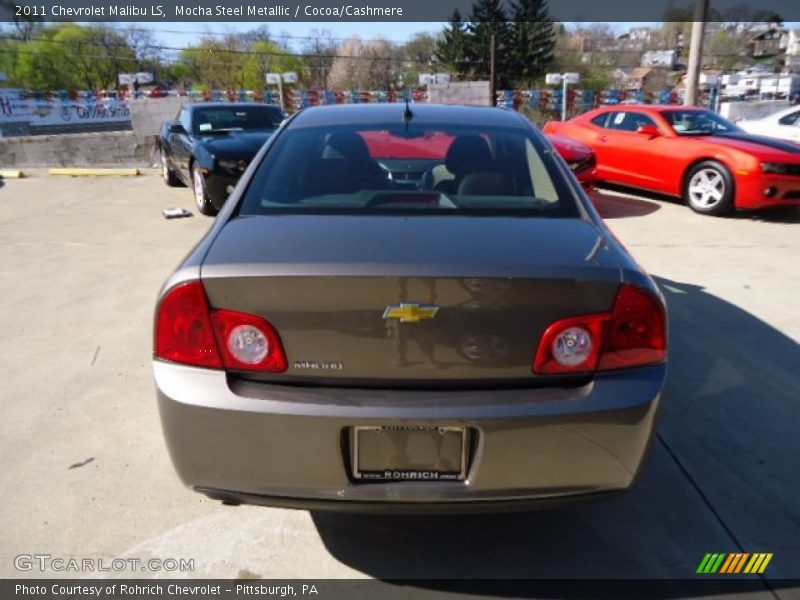 Mocha Steel Metallic / Cocoa/Cashmere 2011 Chevrolet Malibu LS