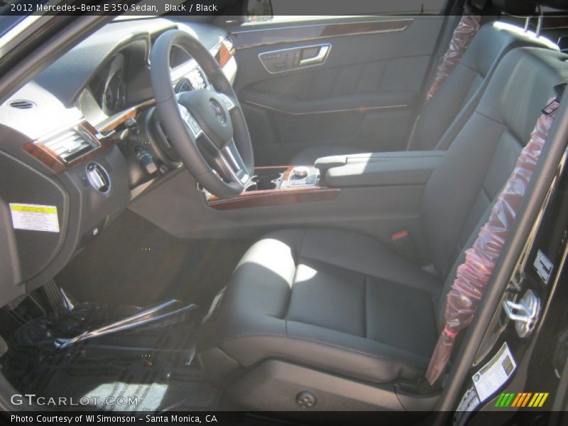 Black / Black 2012 Mercedes-Benz E 350 Sedan