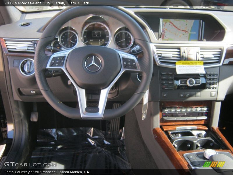 Black / Black 2012 Mercedes-Benz E 350 Sedan