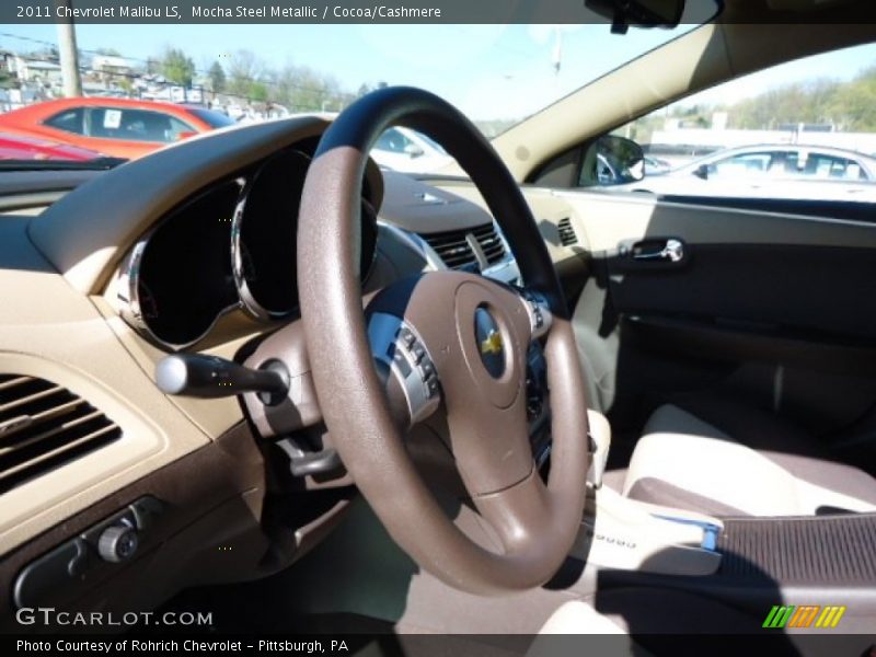 Mocha Steel Metallic / Cocoa/Cashmere 2011 Chevrolet Malibu LS