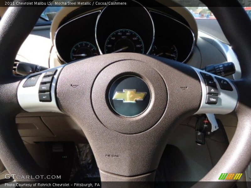Mocha Steel Metallic / Cocoa/Cashmere 2011 Chevrolet Malibu LS
