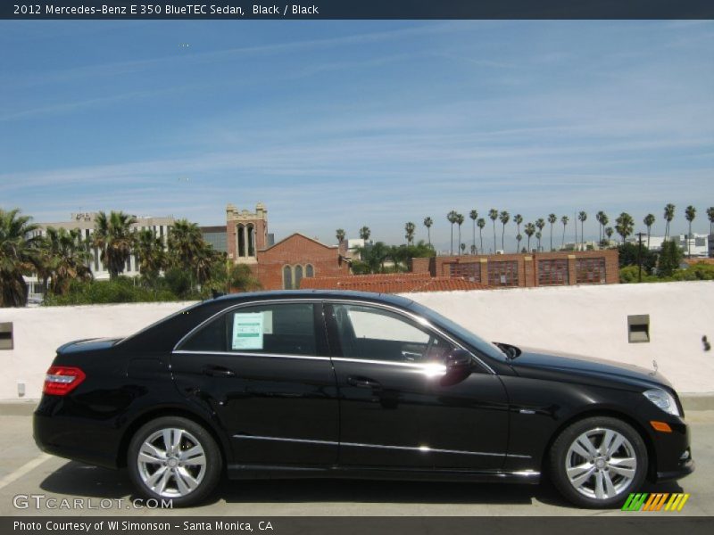Black / Black 2012 Mercedes-Benz E 350 BlueTEC Sedan