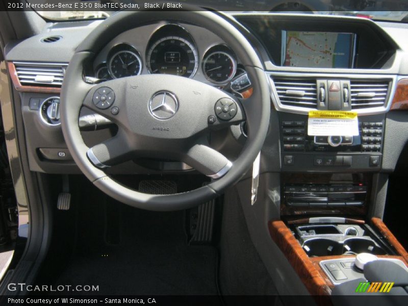 Black / Black 2012 Mercedes-Benz E 350 BlueTEC Sedan