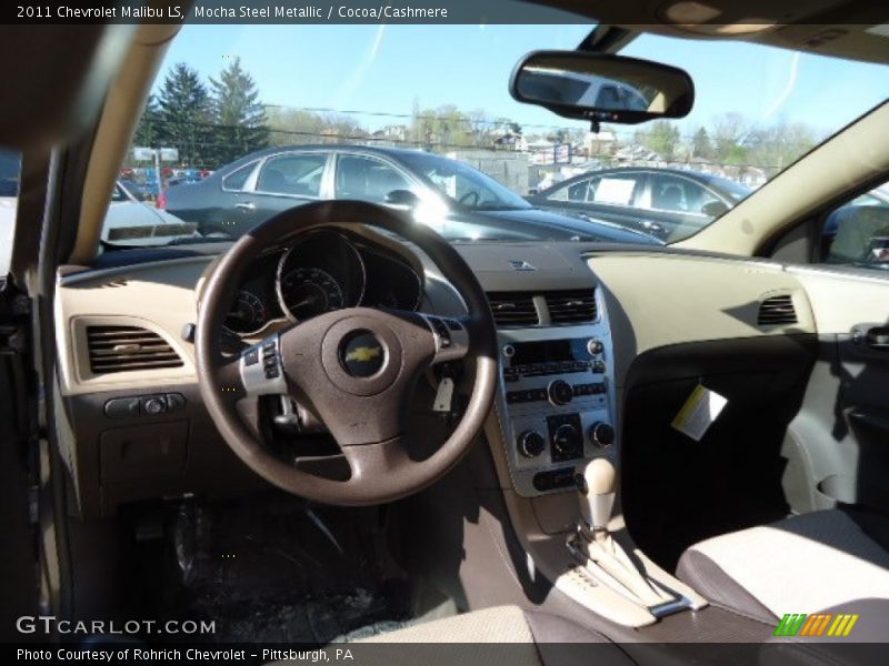 Mocha Steel Metallic / Cocoa/Cashmere 2011 Chevrolet Malibu LS