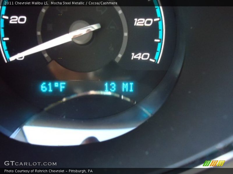 Mocha Steel Metallic / Cocoa/Cashmere 2011 Chevrolet Malibu LS