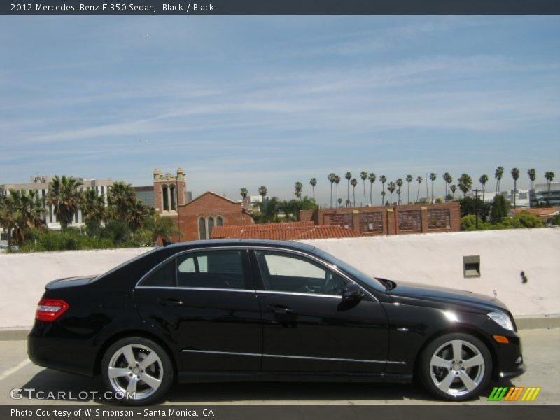 Black / Black 2012 Mercedes-Benz E 350 Sedan