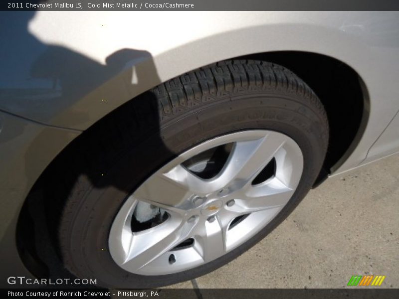 Gold Mist Metallic / Cocoa/Cashmere 2011 Chevrolet Malibu LS