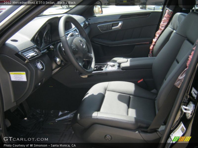 Black / Black 2012 Mercedes-Benz E 350 Sedan