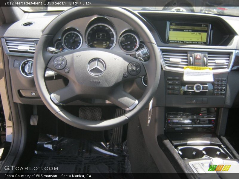 Black / Black 2012 Mercedes-Benz E 350 Sedan