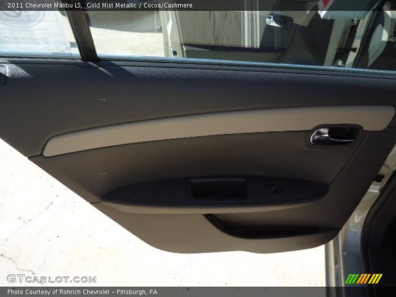 Gold Mist Metallic / Cocoa/Cashmere 2011 Chevrolet Malibu LS
