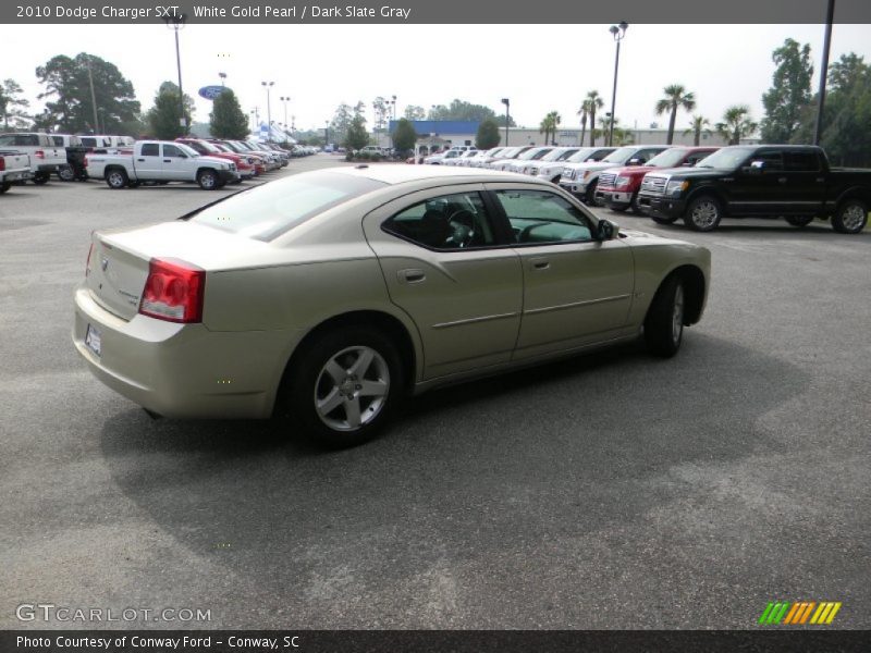 White Gold Pearl / Dark Slate Gray 2010 Dodge Charger SXT