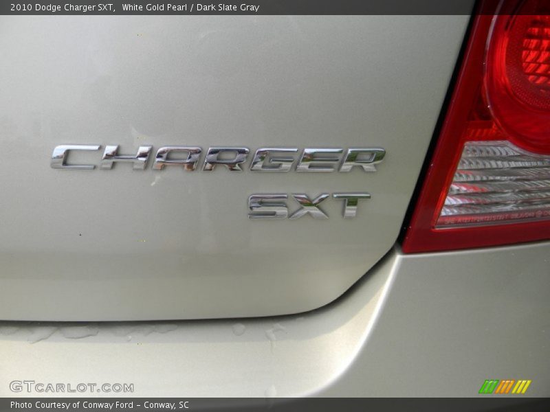 White Gold Pearl / Dark Slate Gray 2010 Dodge Charger SXT