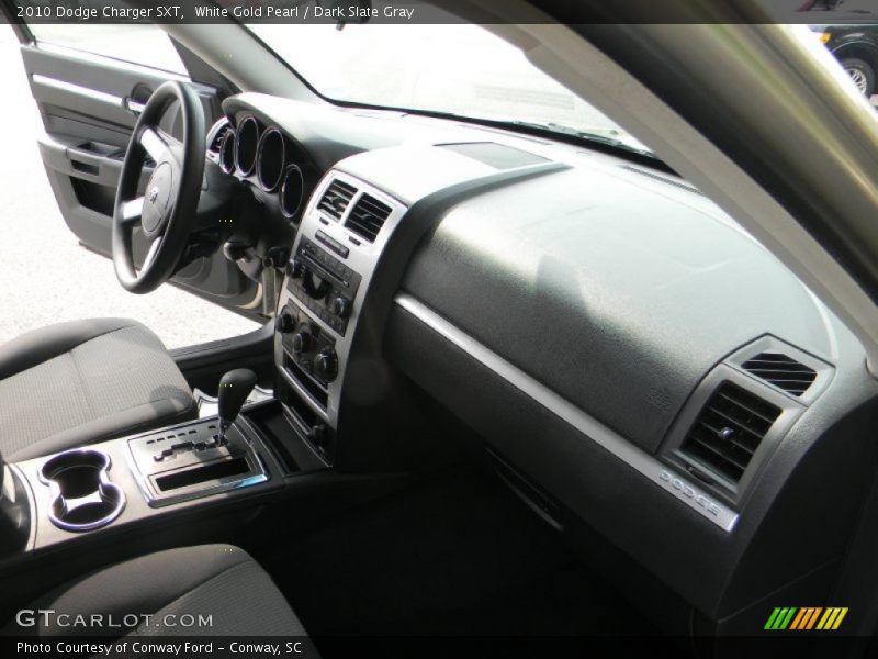 White Gold Pearl / Dark Slate Gray 2010 Dodge Charger SXT