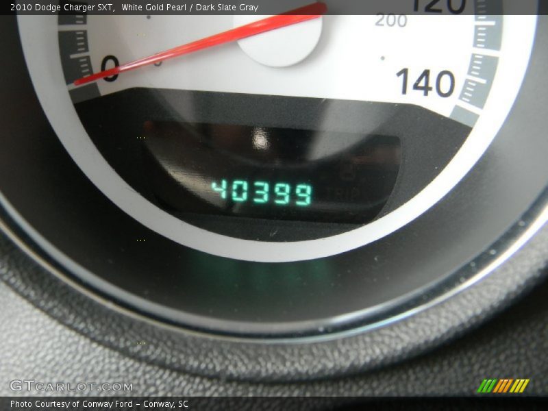 White Gold Pearl / Dark Slate Gray 2010 Dodge Charger SXT