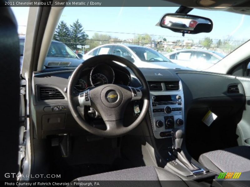 Silver Ice Metallic / Ebony 2011 Chevrolet Malibu LT