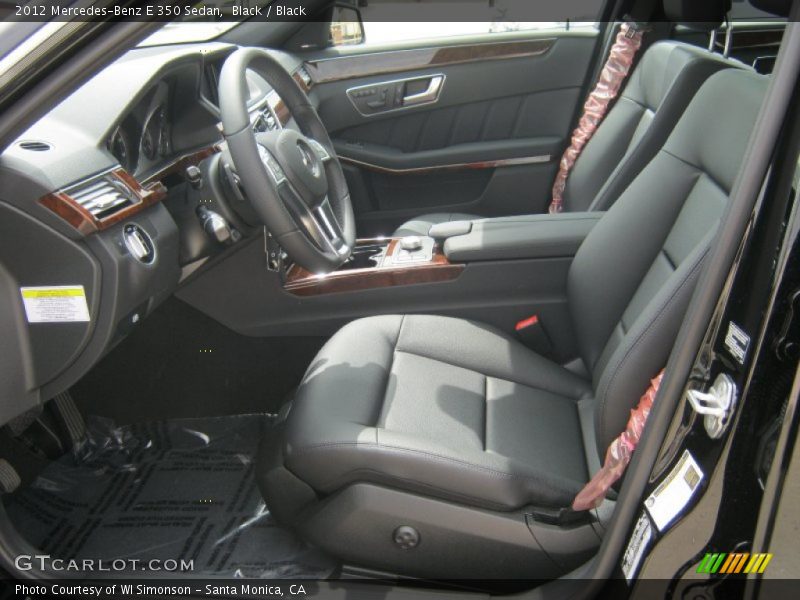 Black / Black 2012 Mercedes-Benz E 350 Sedan