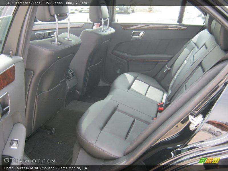 Black / Black 2012 Mercedes-Benz E 350 Sedan