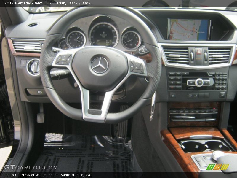 Black / Black 2012 Mercedes-Benz E 350 Sedan