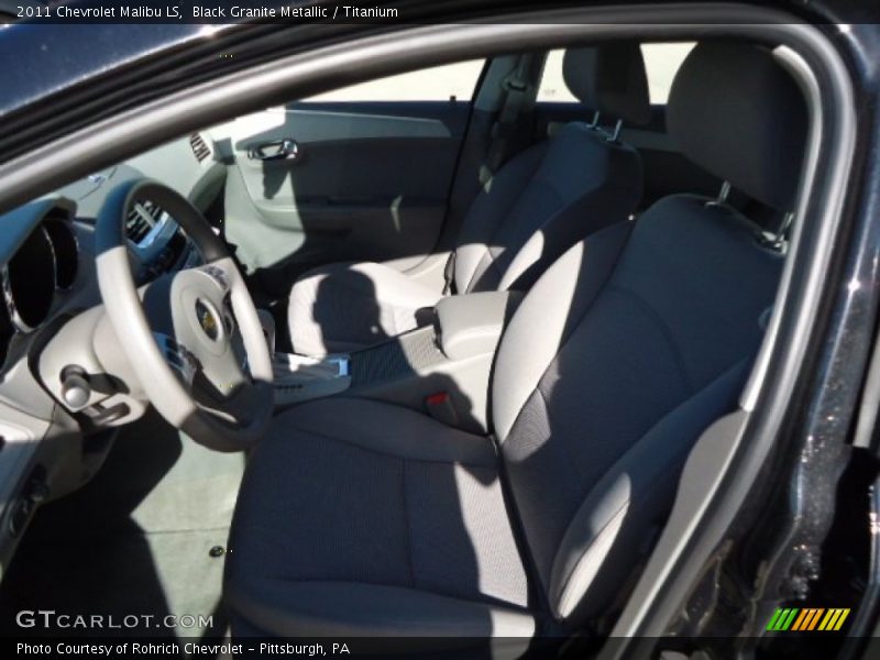 Black Granite Metallic / Titanium 2011 Chevrolet Malibu LS