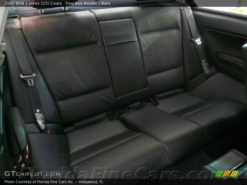 Steel Blue Metallic / Black 2002 BMW 3 Series 325i Coupe