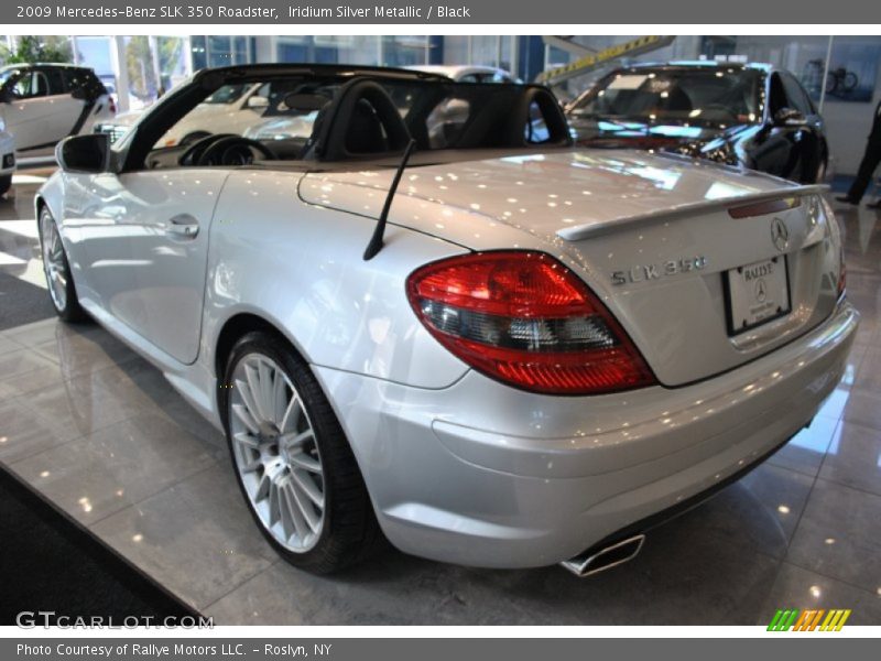 Iridium Silver Metallic / Black 2009 Mercedes-Benz SLK 350 Roadster