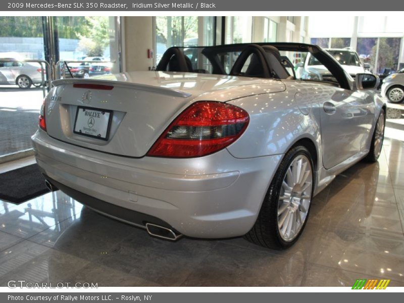 Iridium Silver Metallic / Black 2009 Mercedes-Benz SLK 350 Roadster