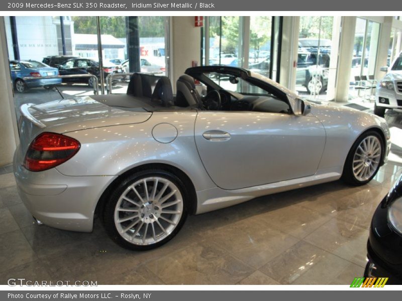 Iridium Silver Metallic / Black 2009 Mercedes-Benz SLK 350 Roadster