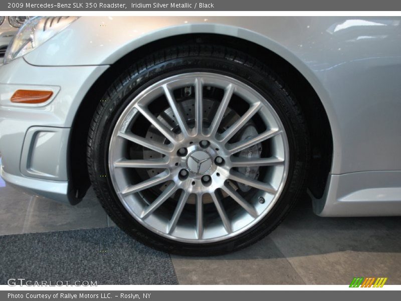 Iridium Silver Metallic / Black 2009 Mercedes-Benz SLK 350 Roadster