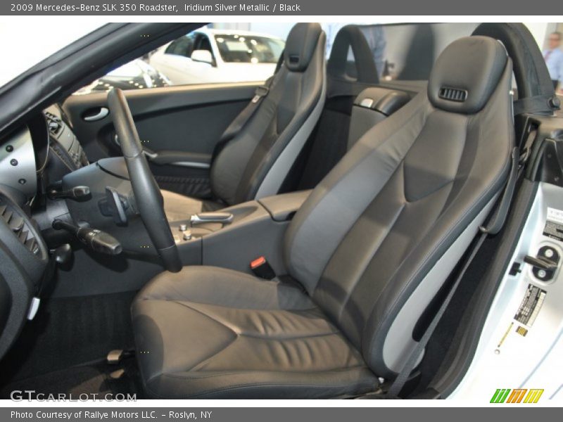 Iridium Silver Metallic / Black 2009 Mercedes-Benz SLK 350 Roadster