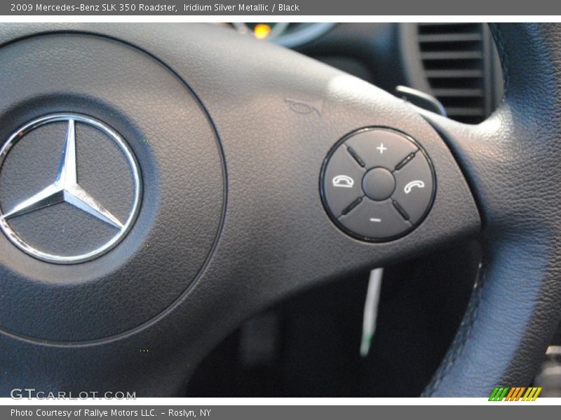 Iridium Silver Metallic / Black 2009 Mercedes-Benz SLK 350 Roadster