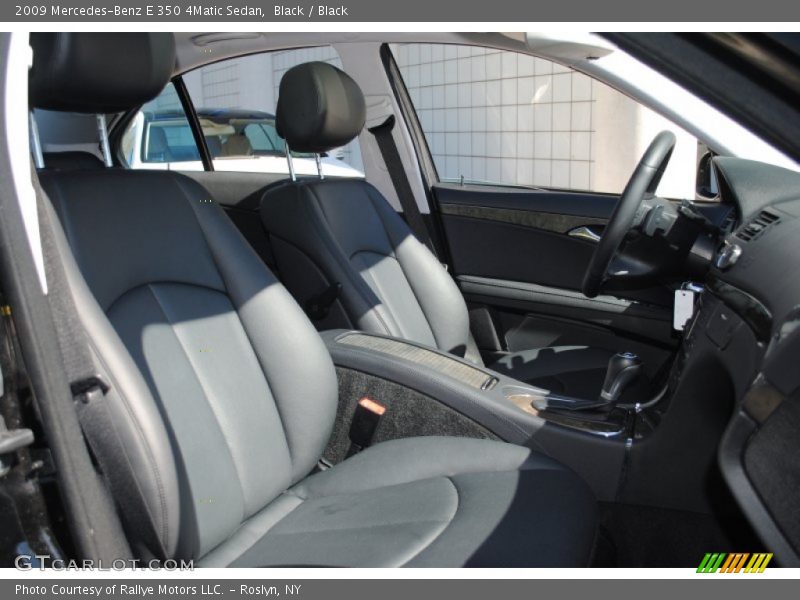 Black / Black 2009 Mercedes-Benz E 350 4Matic Sedan